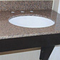 'Special needs' granite topped bathroom vanity